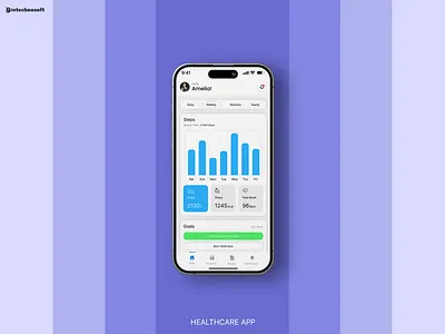 Healthcare App UI/UX branding graphic design ui