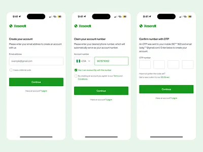 Xesendit - fintech app exploration app design exploration fintech ui