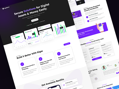 Digital Assets Security SAAS Website assets dashboard saas assets saas digital assets design digital assets website digital dashboard graphic design saas digital assets saas website uiux