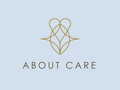 About Care abstract logos beauty salon brand identity branding hair salon manicure monoline spa visual identity wellness