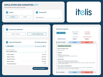 Health Insurance - Optical Guarantee Simulator aurelie dassonville calculator guarantee health insurance optical pixeloscopia prescription information simulator