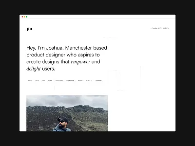 Portfolio Update homepage illustration minimal portfolio product design ui ux web design website