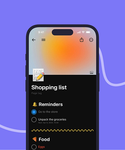 FlowNote - Home to all your To-Do Lists, Notes, and Projects app app design branding colorful ios minimal mobile modern notes reminders to do ui