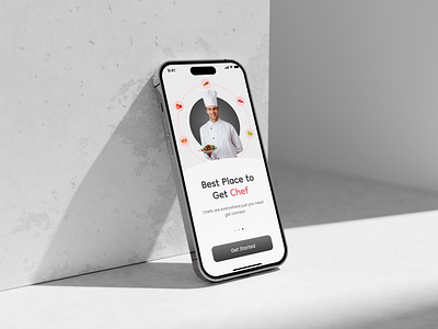 Cook and Chef Finder App app design chef finder app cloud kitchen cook chef finder app cook app development cook finder app cooking app food delivery app food ordering app hire cook meal app mobile app office food delivery platform ui design