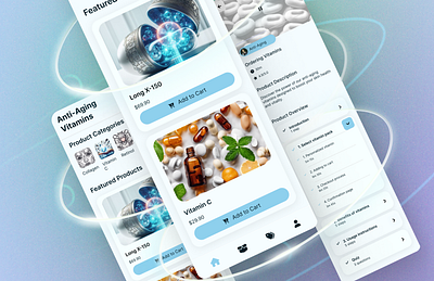 Pharmacy Mobile App app blue dragstore farma graphic design medical mobile pharmacy mobile app ui
