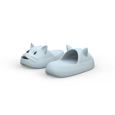 Cat Slipper Shoes 3d animation cat cat slipper shoes design gameart industrial design props shoe slipper sneakers sofa