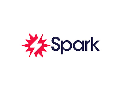 Spark bolt branding clean creative electric flat icon ignation mark modern power s bolt s letter shine simple spark spower star symbol timeless