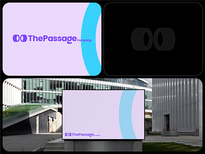 The Passage Company - Tech infrastructure Company brand brand design brand identity branding business construction design graphic design handcrafted iconic logo design logofolio logomark startup symbol timeless travel venture