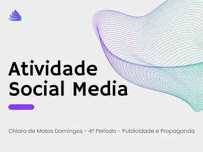Exemplo de Análise de perfil branding social media