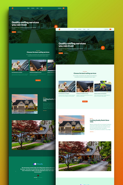 Roofwave - Your Ultimate Roofing Solution HTML Website Template bootstrap css html html template roof roofing companies