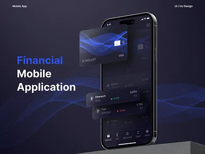 Financial Mobile App design financial mobile app mobile app ui ux