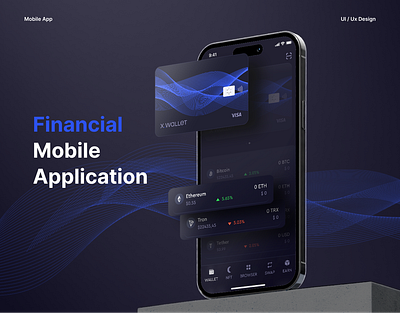 Financial Mobile App design financial mobile app mobile app ui ux