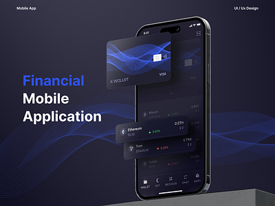 Financial Mobile App design financial mobile app mobile app ui ux