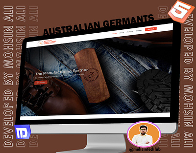 Leather Supplier Crafts Luxurious WordPress Website business website elementor pro elementor website figma landing page uiux web design web development website wordpress wordpress website