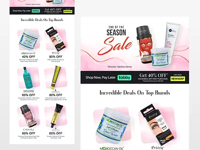 Email Campaign Design adobe photoshop design illustration ui design uiux web design website
