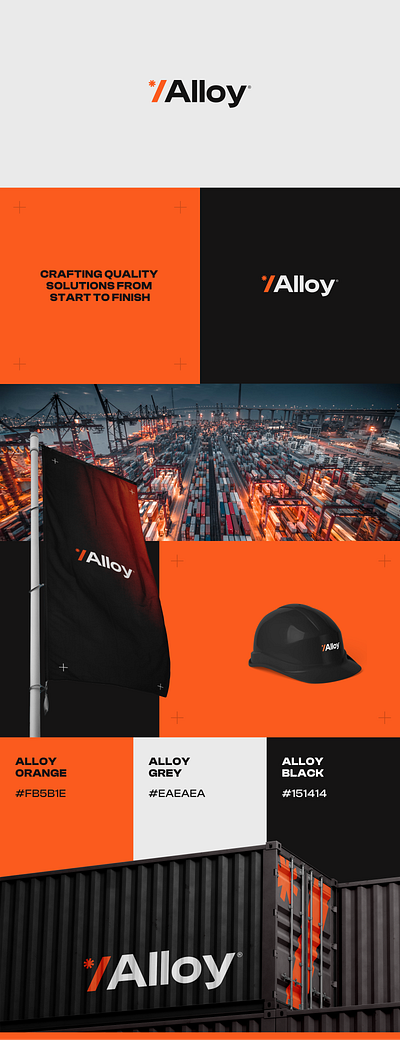 Alloy branding design graphic design logo