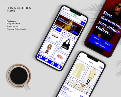 Fashion Shop or Store App Design app app design design ecommerce fashion graphic design shop store ui ui design