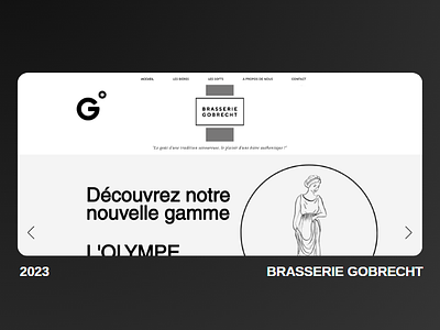 Brasserie Gobrecht branding graphic design logo