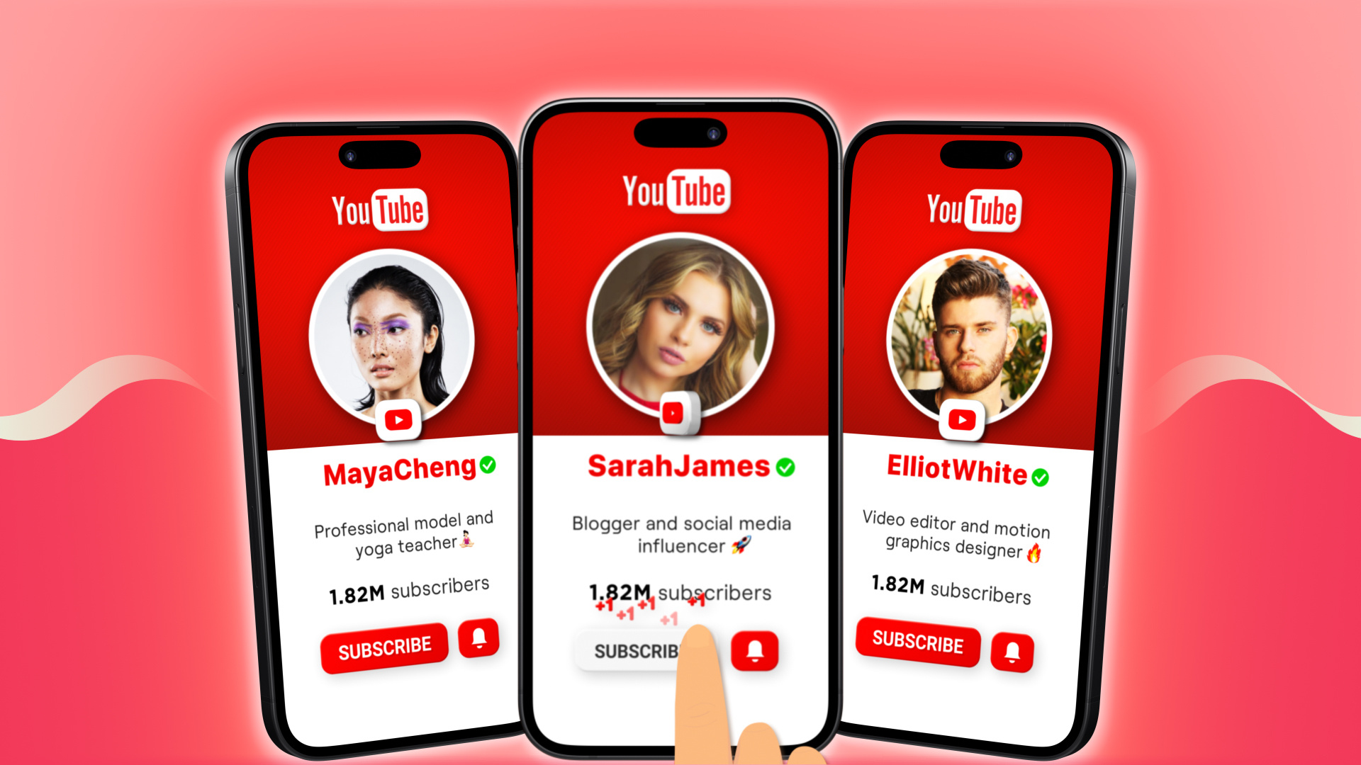 Example of You Tube 3D Phone Follow Animation