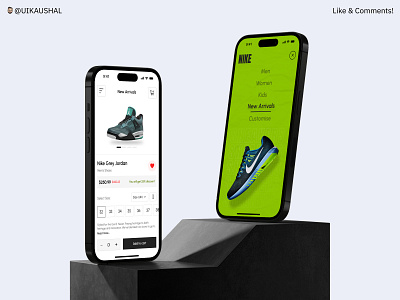 Shoes E-Commerce Mobile App UI app ui ecommerce ecommerce app mobile mobile app mobile app ui nike shoes shoes app shoesapp shopping app ui uiux web design website design