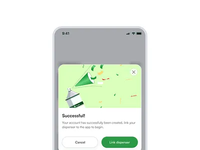 Success Pop Up - Bugbot illustration mobile app mobile design pop up product design success illustration ui