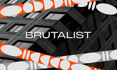 Brutalist Design & Architecture graphic design