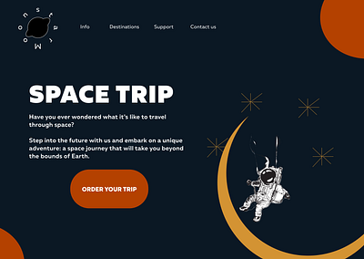 Daily UI #3. Landing page. challenge dailyui design graphic design illustration login ui ux