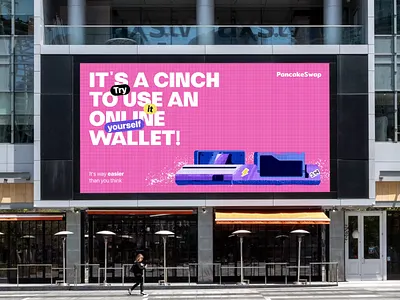 PancakeSwap: branding animation banner billboard brand branding defi defi wallet design finance fintech graphic design identity illustration logo motion graphics poster ui vector