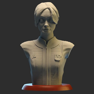 Lucy MacK busto modelo de impresión 3D STL, busto de Ella Purnel