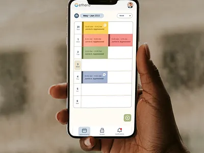 Design UI Calendar for Mobile, Day-wise admin app best design booking calendar booking screen calendar day calendar design calendar month calendar screen calendar week day wise graphic design mobile app mobile screen mobile ui providers design ui ui design ui mobile app ui screen ui ux design