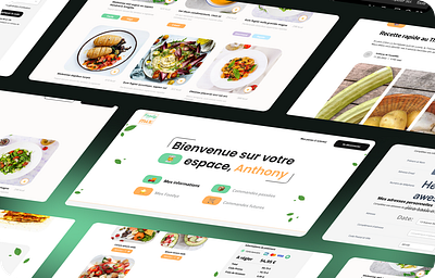 Food & Meals Delivery Platform Mockup design ui ux web application