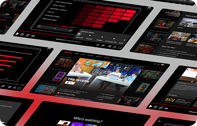 Gamified & Interactive Netflix-based Portfolio portfolio resume ui ux web application webdesign