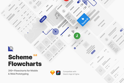 Scheme Flowcharts 2.0 android flow flowcharts ios mobile prototype prototyping scheme scheme flowcharts 2.0 ui ux uxflow web wireframe