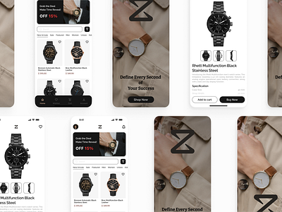 Beyond the Bezel - The Mobile App for Watch Connoisseurs android bezel connoisseurs interface ios luxury men watch mobile mobile app shop shopping ticks time ui ui design uiux ux ux design watch watches