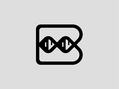 biotech,letter b,DNA biotech biotechnology chromosome genetic genome healthcare helix lab letterb lettermark logo mark medical pharmaceutical symbol