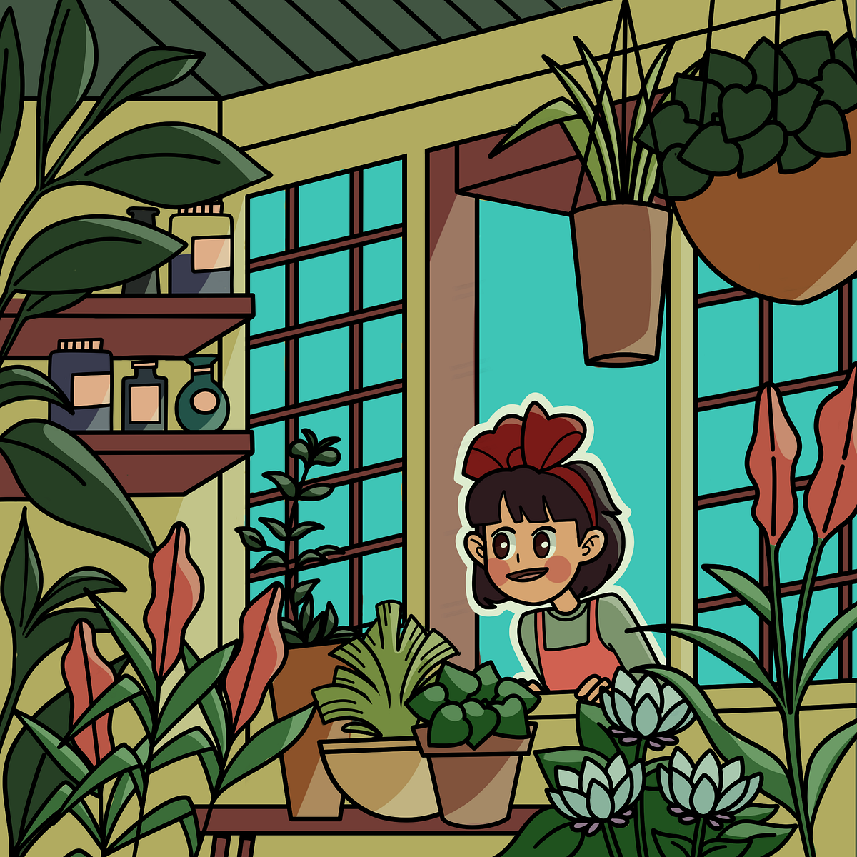 Greenhouse by Stéphanie do Carmo on Dribbble