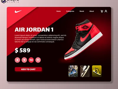 Sneakers Shop Hero Section app design design hero hero image hero section ui uiux user experience user interface ux uxui web design website