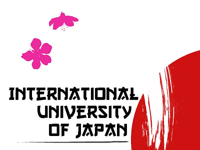 International University of Japan, Poster Design japan japandesign poster design posterdesign print design