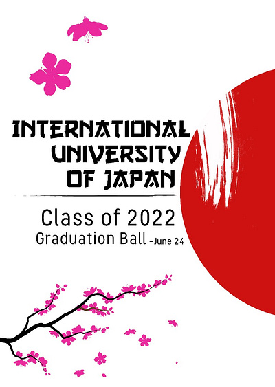 International University of Japan, Poster Design japan japandesign poster design posterdesign print design