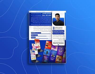 Curriculum Vitae (CV) design amir business cv graphic design