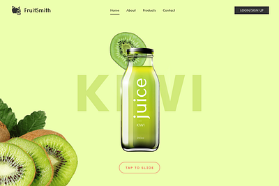 Hero Sections Design - Fruit Juice Website app design hero section design landing page design ui ui design uiux uiux design user centered design user experience user interface design web design website re design
