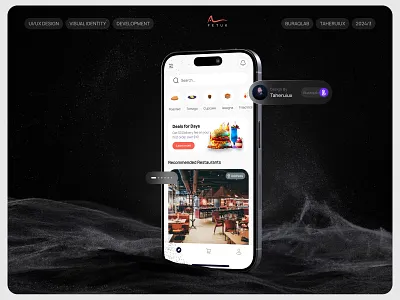 Delivery Mobile App - uiux delivery delivery app figma design food food app food tech foodtech mobile app mobile app design online order restaurant service app tech