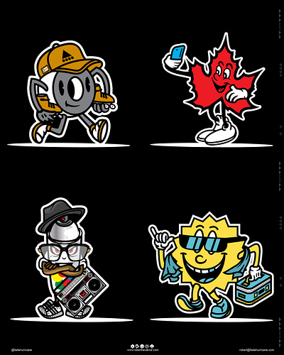 CHARACTER | MASCOTS cartoon characters design icon illustration logo mascot mascots