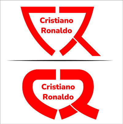 CR7 branding graphic design illustrator logo ui