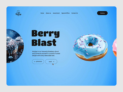 Sweet Donut Dreams animation colorful design donut food and beverage motion graphics product product design ui ux visual design web web design website