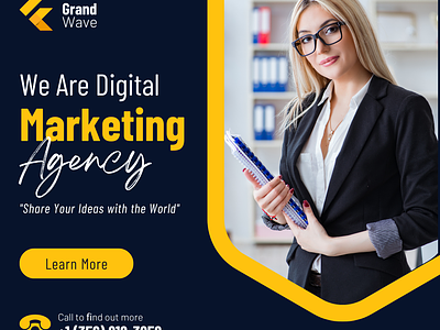 Digital Marketing Agency agency branding digitalmarketing digitalmarketingagency grandwave graphic design ui