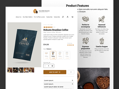 UI Coffee Shop Kit branding buying kit kitsui ui uikit ux uxdesigners webbdesign websiteredesign