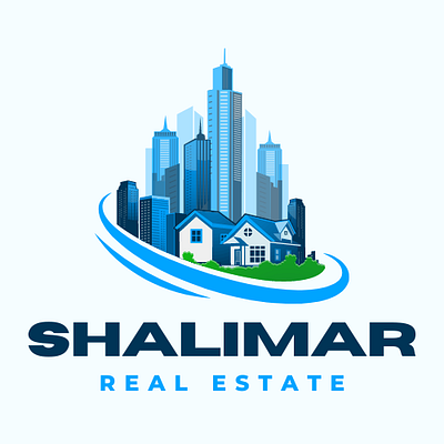 Shalimar Logo branding graphic design housing logo realestate realestatelogo shalimar trustedpartner ui