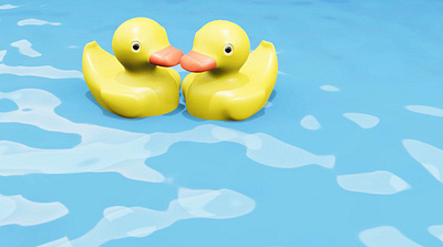 3d duck animation 3d animation blender motion graphics