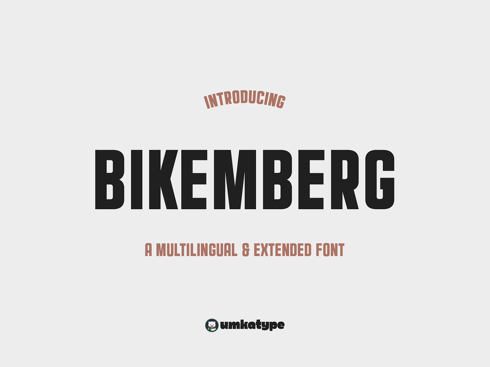 Bikemberg Display Font by Umka on Dribbble Bikemberg Display Font by Umka on Dribbble